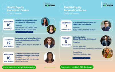 2026-27 Health Equity Innovation Series | Stanford Biodesign